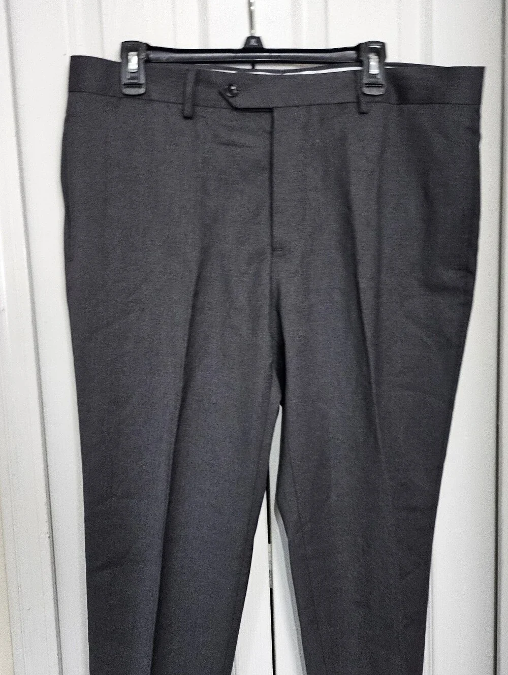 Brooks Brothers 1818 Reda 1865 Slim Dress Pants Gray Wool W36 L32 Men's.